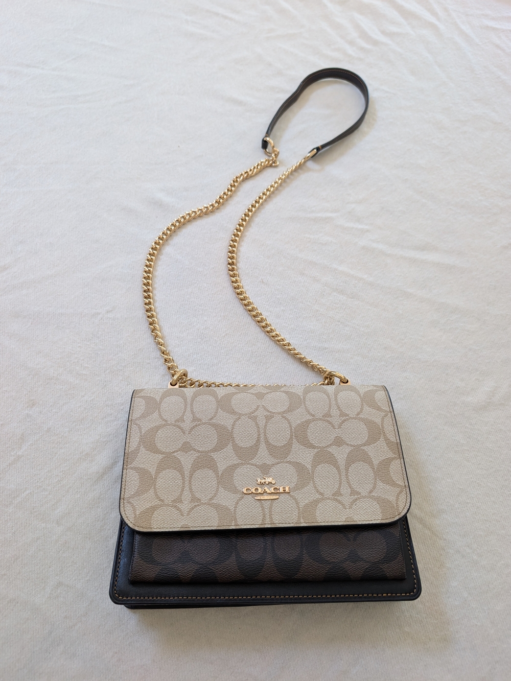 COACH Klare crossbody blocked signature
